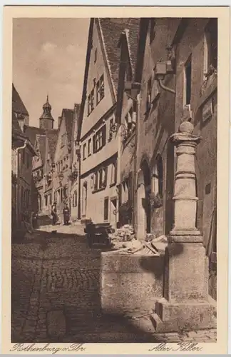 (17697) AK Rothenburg o. Tauber, Alter Keller, vor 1945
