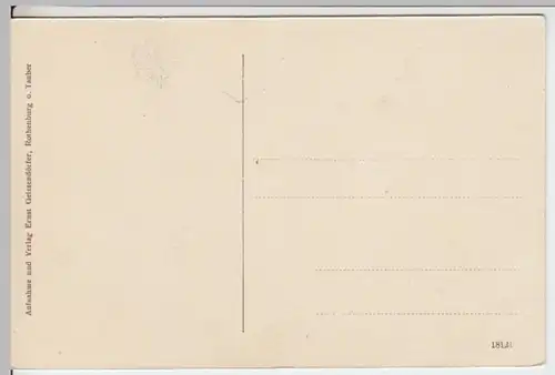 (15940) AK Rothenburg ob der Tauber, Hegereiterhaus, vor 1945