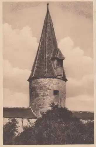 (1492) AK Rothenburg ob der Tauber, Stadtmauerturm beim Rödertor vor 1945