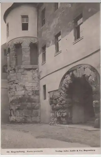 (17121) Foto AK Regensburg, Porta praetoria, vor 1945