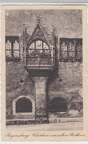 (107002) AK Regensburg, Altes Rathaus, Chörlein 1913