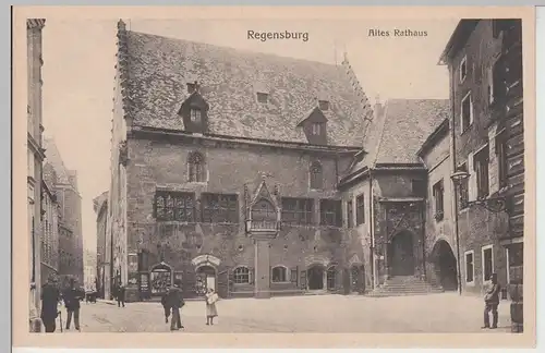 (101356) AK Regensburg, Altes Rathaus, vor 1945