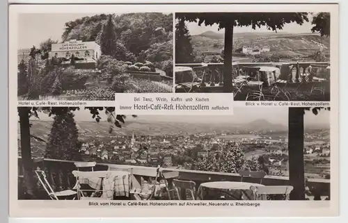 (98120) Foto AK Ahrweiler, Café Restaurant Hohenzollern