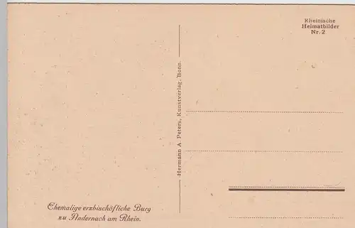 (97934) AK Andernach, Burg, vor 1945