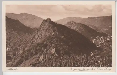 (97489) AK Ahrtal, Altenahr, Burg Are, Weißes Kreuz, vor 1945