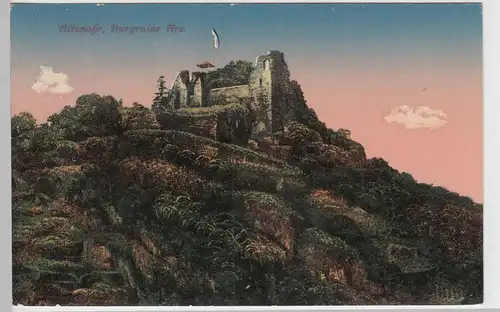 (97485) AK Ahrtal, Altenahr, Burg Are, vor 1945