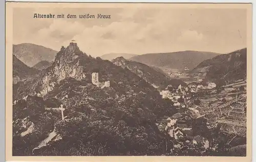 (97484) AK Ahrtal, Altenahr, Weißes Kreuz, vor 1945