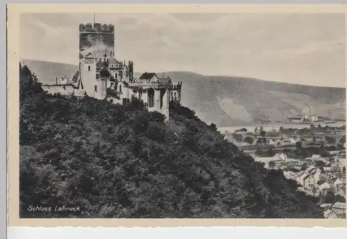 (95645) AK Oberlahnstein, Burg Lahneck, 1914-18