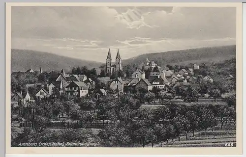 (95609) AK Koblenz Arenberg, Roter hahn, vor 1945