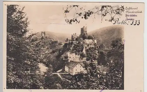 (95437) Foto AK Manderscheid, Oberburg und Niederburg, vor 1945