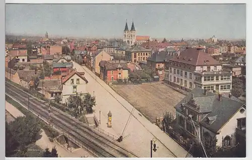 (95049) AK Landau, Pfalz, Stadtansicht, Stadtpfarrkirche St. Maria, v. 1945