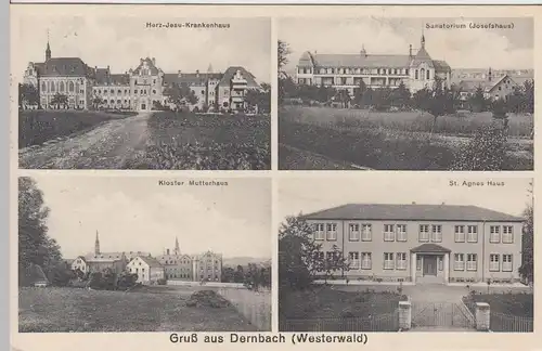 (94889) AK Dernbach (Westerwald), Krankenhaus, Sanatorium, Kloster 1936