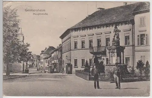 (94886) AK Germersheim, Hauptstraße 1916