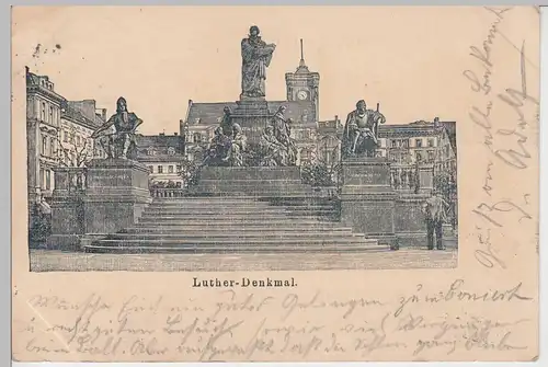 (94879) AK Worms, Lutherdenkmal, 1898