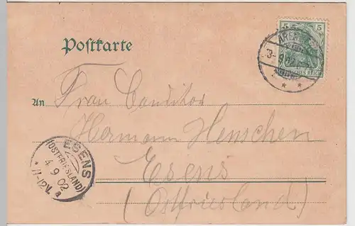 (94866) AK Gruss aus Koblenz Ehrenbreitstein, Litho 1902