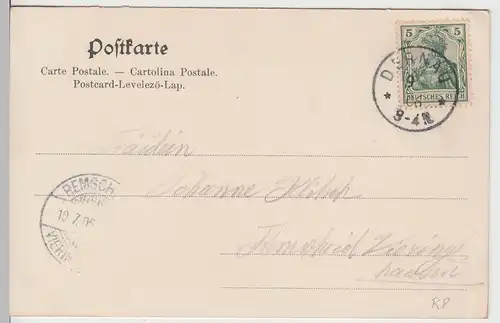 (94784) AK Bad Neuenahr, Totalansicht von Neuenahr, 1906