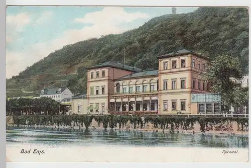 (94781) AK Bad Ems, Kursaal, 1910