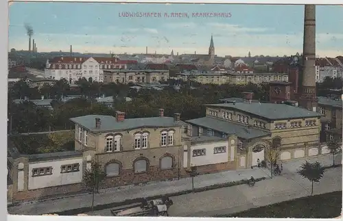 (92695) AK Ludwigshafen, Krankenhaus, 1916