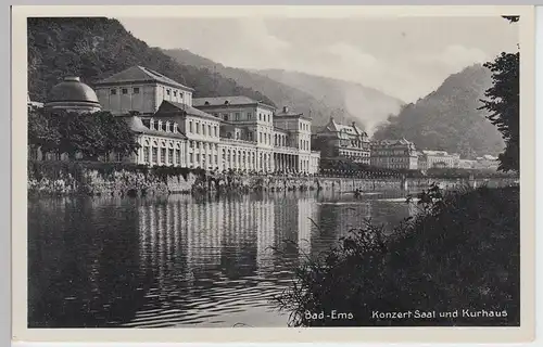 (91468) AK Bad Ems, Lahn, Konzertsaal, Kurhaus, vor 1945