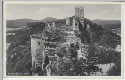 (87874) AK Dahn, Burg Altdahn, aus Leporello 1938
