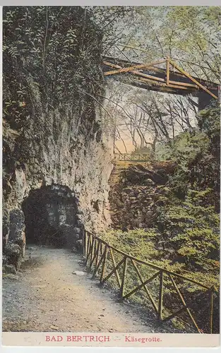 (85190) AK Bad Bertrich, Käsegrotte, 1909