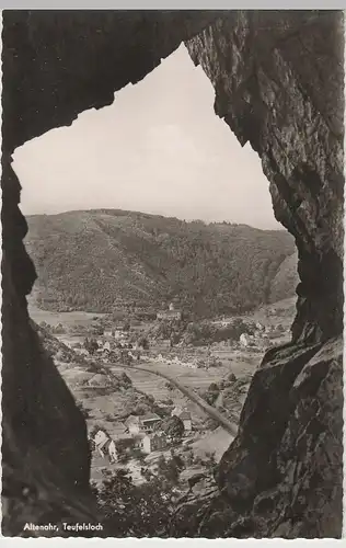 (83903) Foto AK Altenahr, Teufelsloch, nach 1945