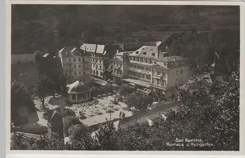 (79829) Foto AK Bad Bertrich, Kurhaus und Kurgarten, 1933