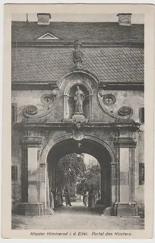 (79510) AK Kloster Himmerod i.d. Eifel, Portal, vor 1945