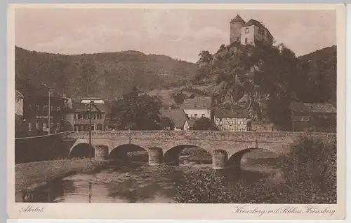 (79334) AK Ahrtal, Altenahr, Burg Kreuzberg, vor 1945