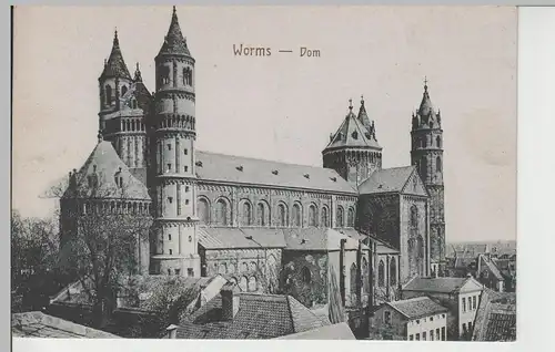 (78989) AK Worms, Dom, vor 1945