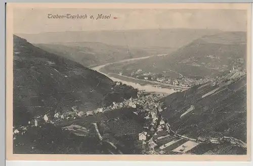 (75887) AK Traben Trarbach, Panorama, vor 1945