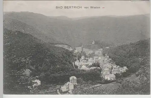 (75886) AK Bad Bertrich, Panorama, vor 1945