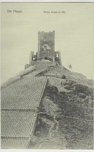 (75677) AK Alf, Burg Arras, vor 1945