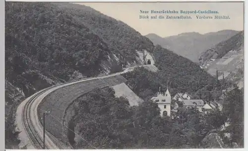 (7475) AK Boppard, Hunsrückbahn 1912