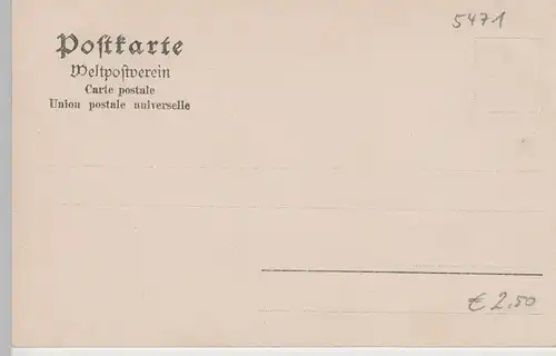 (71157) AK Gruss vom Laacher See, Abtei Maria Laach, 1904