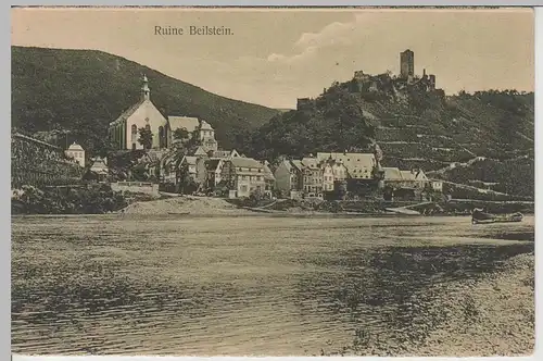 (67987) AK Ruine Beilstein (Burg Metternich), aus Leporello vor 1945