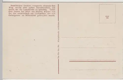 (67955) AK Gucklei an der Lochmühle bei Mayschoss, vor 1945