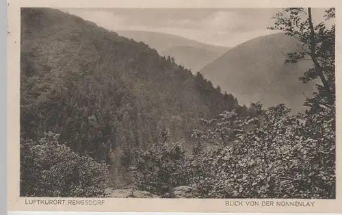 (65963) AK Rengsdorf, Blick von der Nonnenlay, 1927