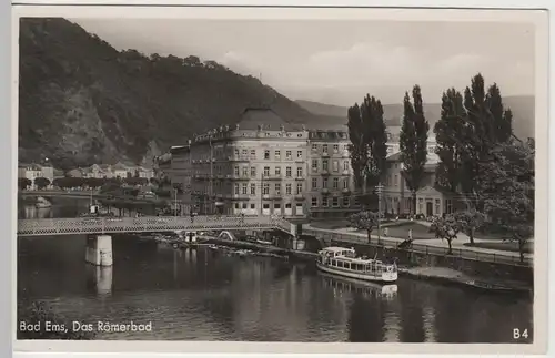 (63495) Foto AK Bad Ems, Römerbad, vor 1945