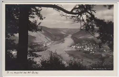 (57439) Foto AK Moseltal bei Alf-Bullay, vor 1945