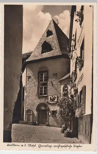 (56687) Foto AK Beilstein a.d. Mosel, ehem. reichsgräf. Vogtei, vor 1945