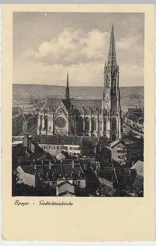 (47386) AK Speyer, Gedächtniskirche 1933-45