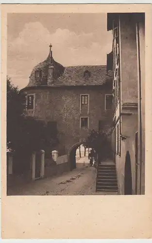 (37649) AK Leutesdorf a. Rhein, ehem. Zollturm, Tor, vor 1945