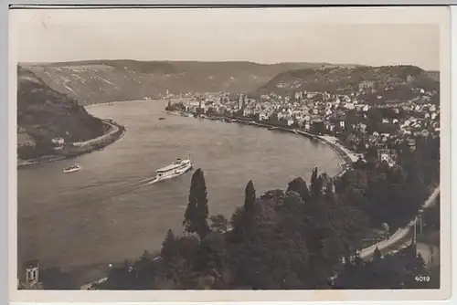 (31192) Foto AK Boppard, Panorama, 1936