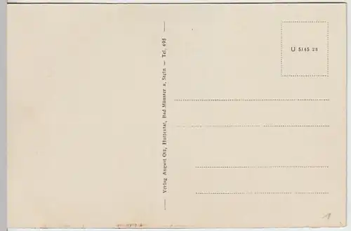 (30894) AK Bad Münster a. Stein, Huttental, Aufstieg z. Rheingrafenstein