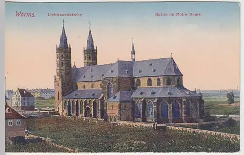 (23337) AK Worms, Liebfrauenkirche, vor 1945