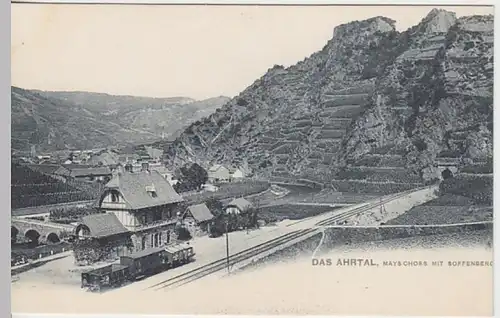 (21002) AK Mayschoß, Ahrtal, Soffenberg, Bahnhof bis 1905