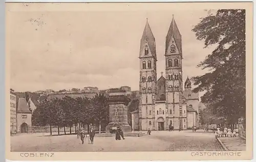 (20780) AK Koblenz, St. Kastor 1914