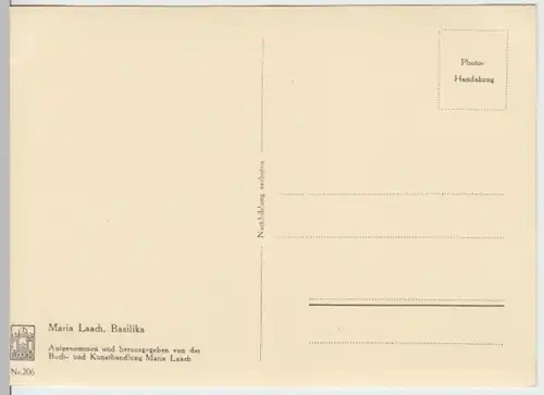 (18098) Foto AK Glees, Basilika Maria Laach 1937