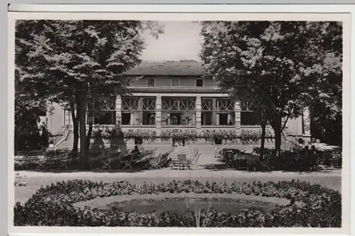 (18026) Foto AK Bad Münster a. Stein, Kurhaus 1936